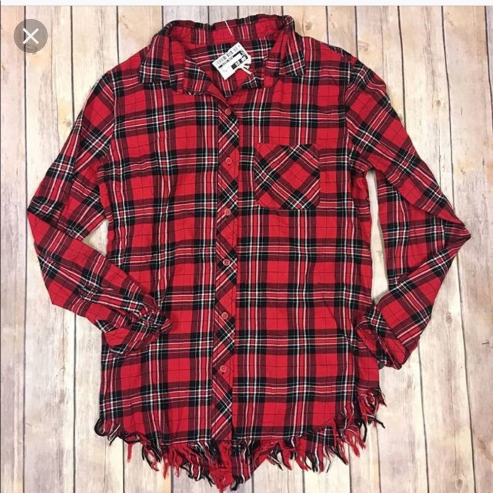 NWOT• Beachlunchlounge Flannel